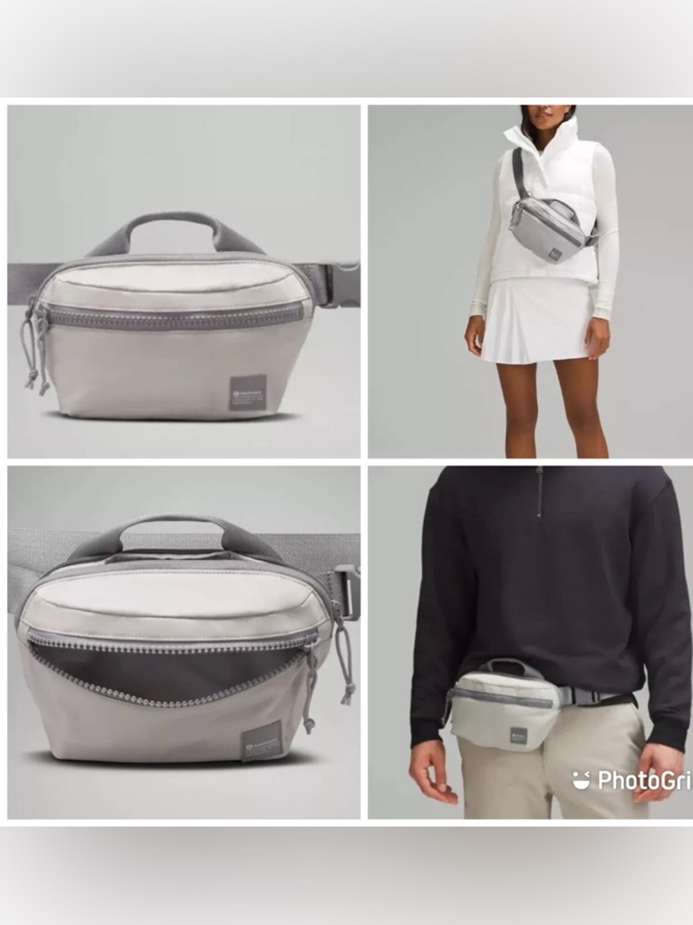 NWOT lululemon Athletica All Day Essentials Belt Bag in a gray shade